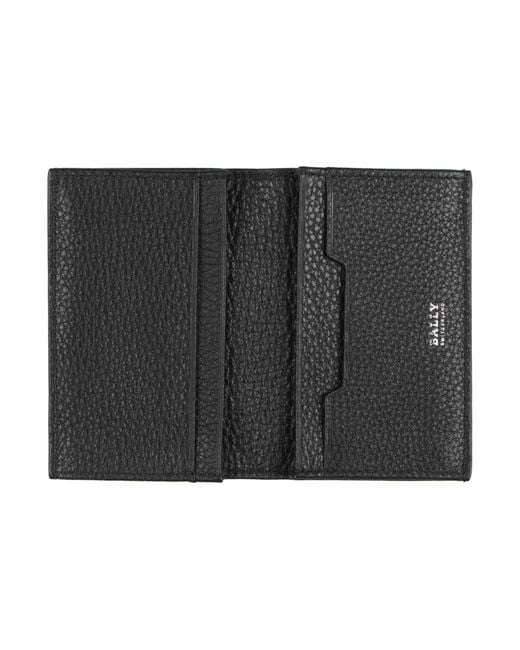 Bally Black Cardholder Leather for men