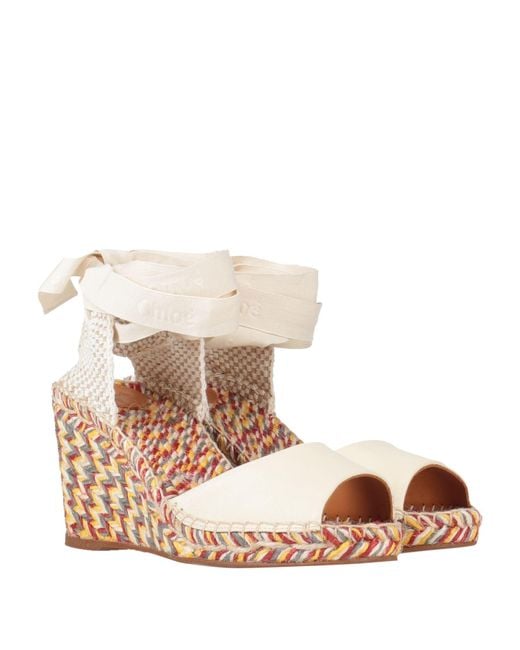Chloé Natural Espadrilles