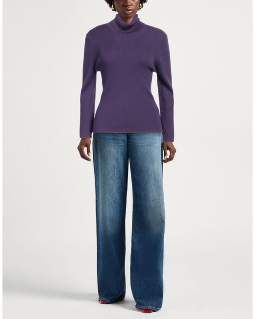 Circolo 1901 Purple Turtleneck