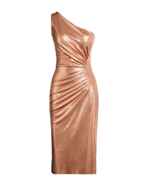 La Petite Robe Di Chiara Boni Metallic Midi Dress