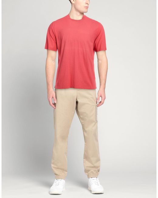 FILIPPO DE LAURENTIIS Pink T-Shirt Cotton for men