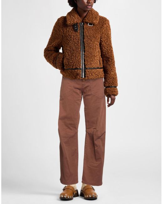 High Brown Use Pants Cotton, Elastane