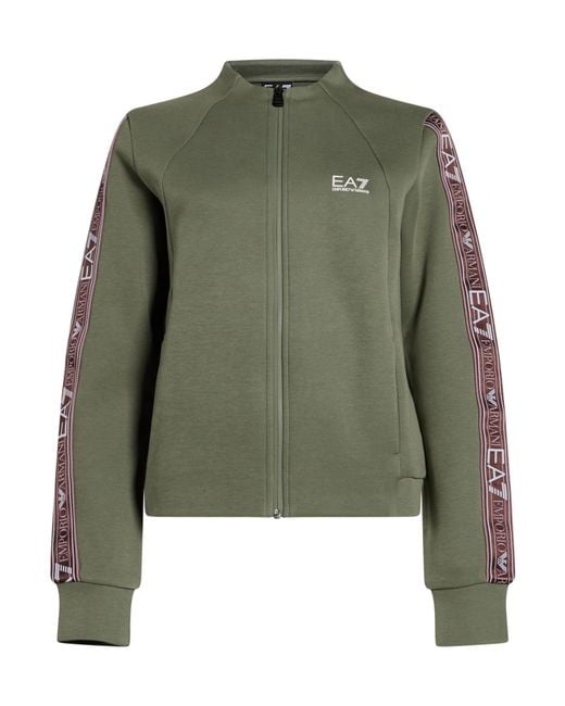 EA7 Green Tracksuit Cotton, Polyester
