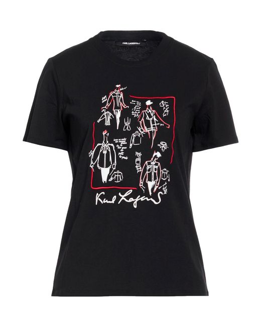 Karl Lagerfeld Black T-Shirt