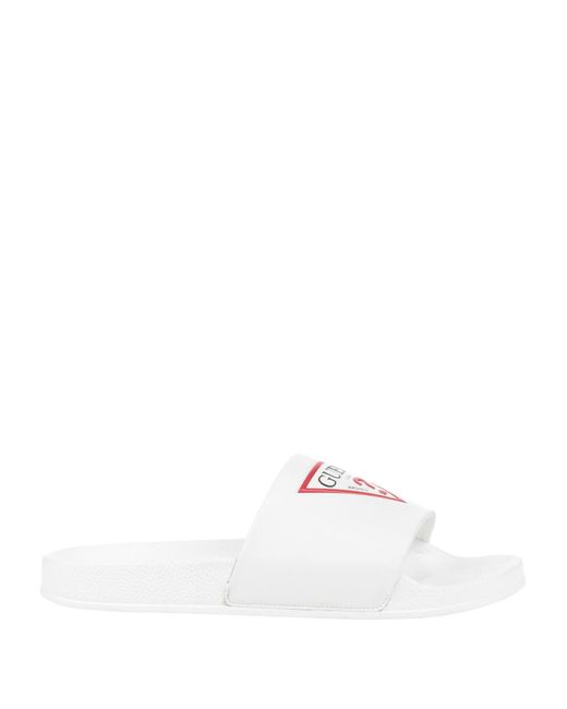 Guess White Sandals for men