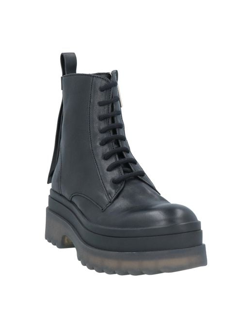 Red(v) Black Ankle Boots
