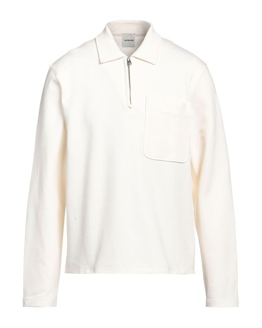 Sandro White Polo Shirt for men