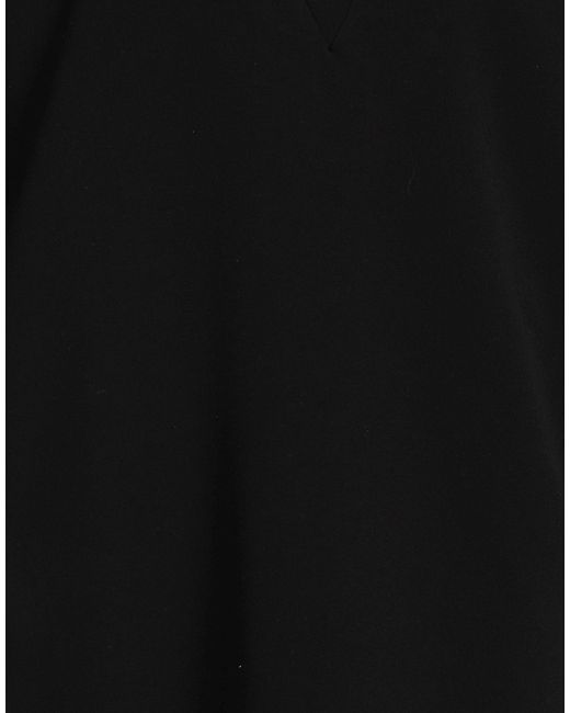 Sandro Ferrone Black Mini Dress Polyester, Viscose, Elastane