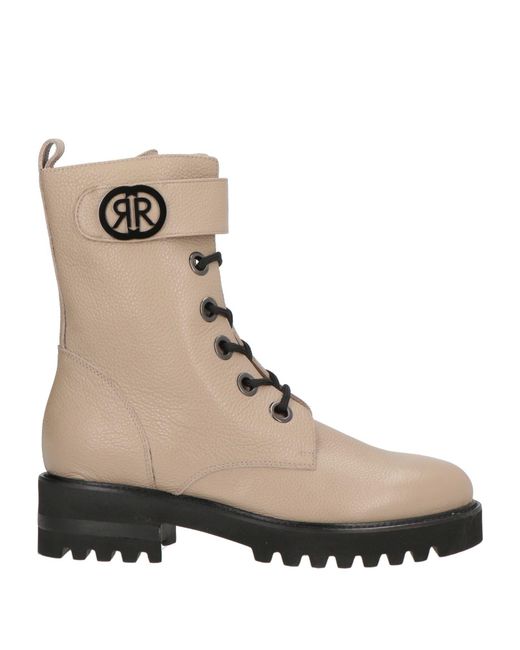 Cerruti 1881 Natural Ankle Boots Calfskin