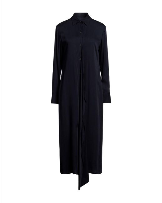 Yohji Yamamoto Blue Midi Dress