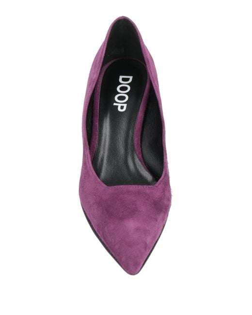 Doop Purple Pumps Soft Leather