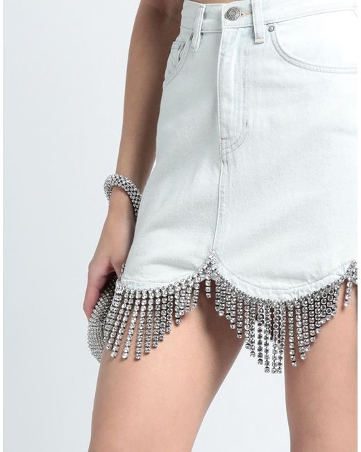 Area Gray Denim Skirt