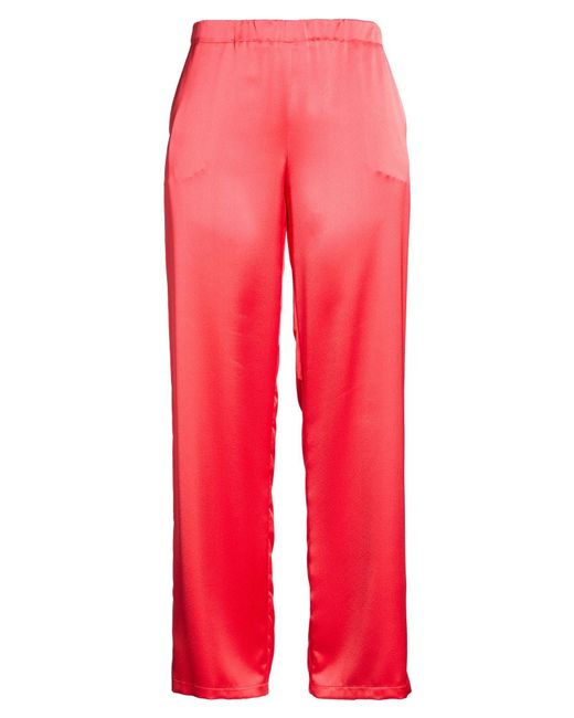 Compagnia Italiana Red Pants Polyester