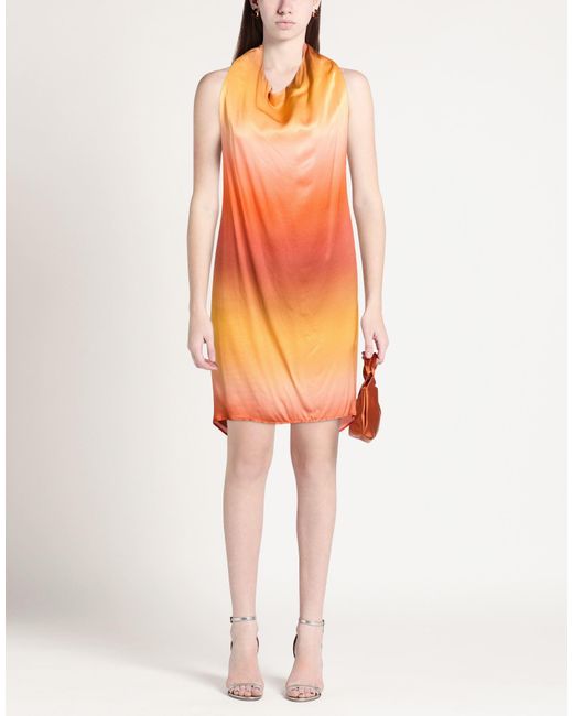 Sisters Orange Mini Dresses