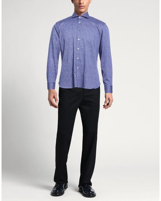 Borriello Blue Shirts for men