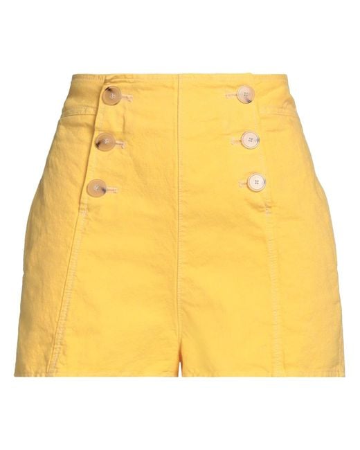 Forte Forte Yellow Shorts & Bermudashorts