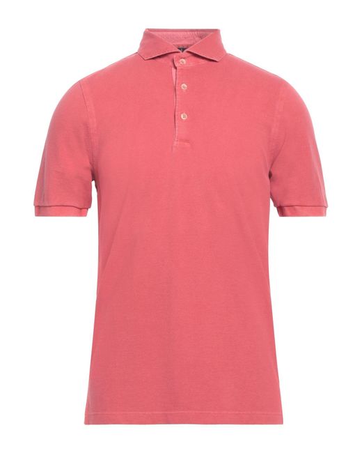 Barba Napoli Pink Polo Shirt for men