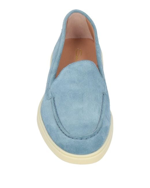 Santoni Blue Loafer