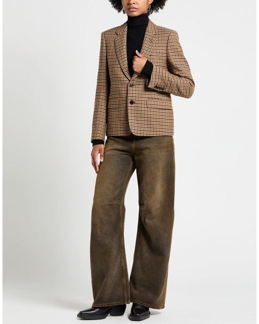 Céline Brown Blazer Wool