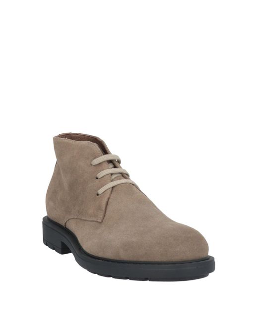 Nero Giardini Brown Ankle Boots for men
