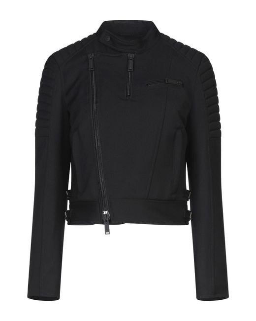 DSquared² Black Jacket Virgin Wool, Viscose, Elastane