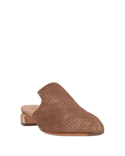 Officine Creative Brown Mules & Clogs Leather
