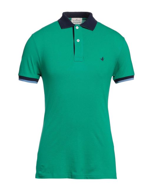 Brooksfield Green Polo Shirt for men