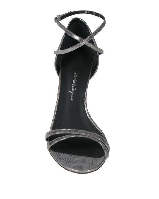 Ferragamo Metallic Sandals