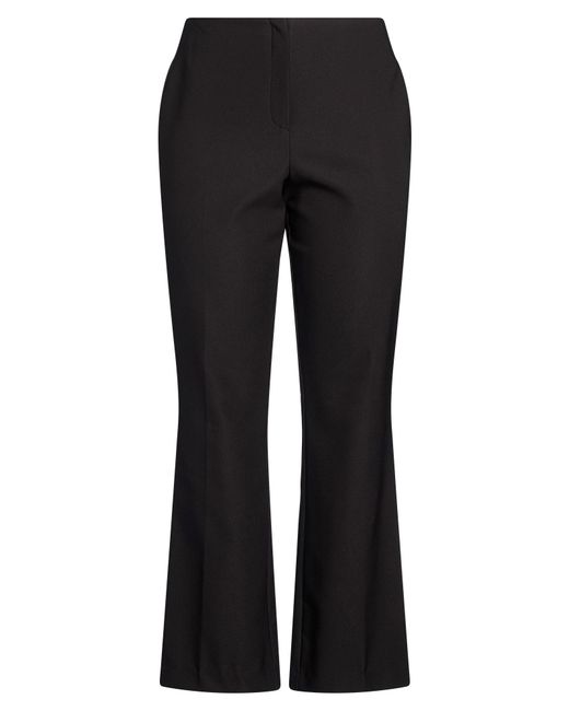 Diana Gallesi Black Pants Polyester, Elastane