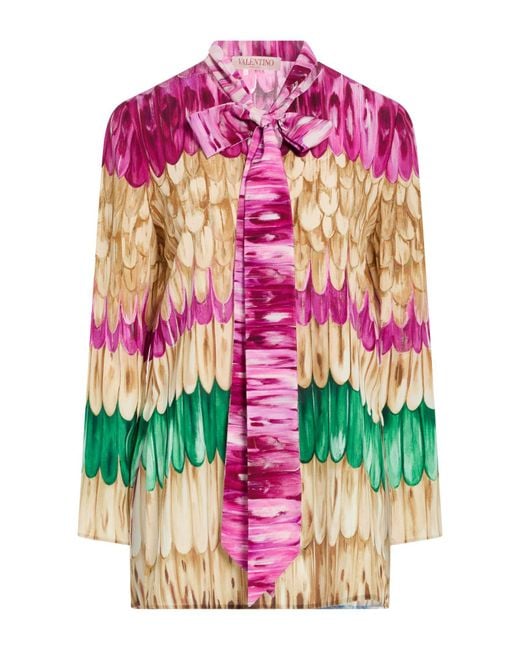 Valentino Garavani Pink Top Silk
