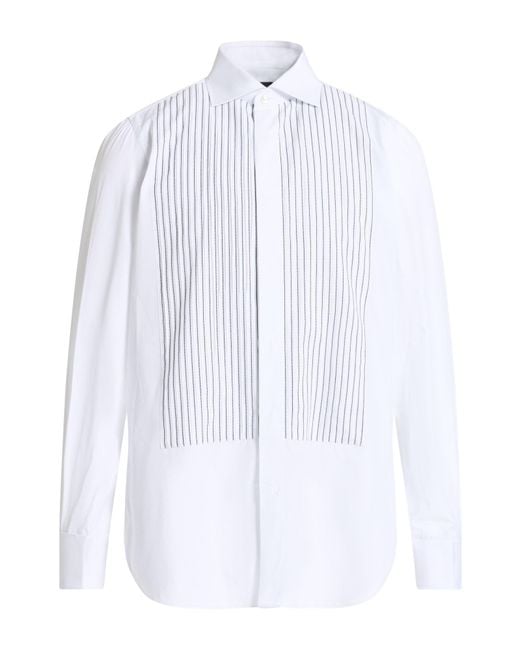 Finamore 1925 White Shirt Cotton for men