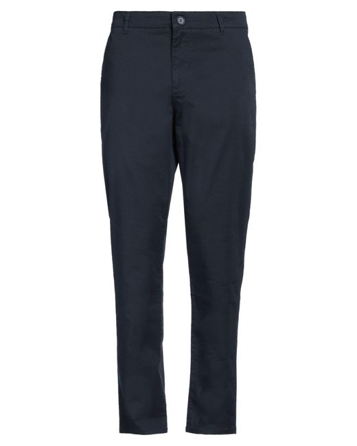 ARMANI EXCHANGE Blue Pants Cotton, Elastane for men