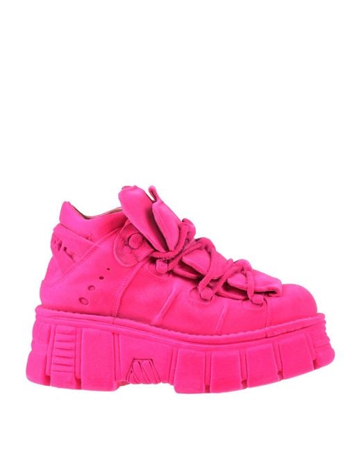 New Rock Pink Ankle Boots