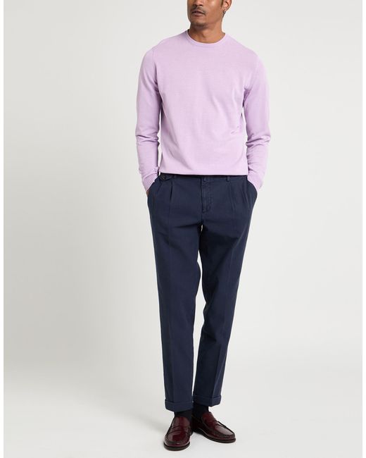 FILIPPO DE LAURENTIIS Purple Sweaters for men