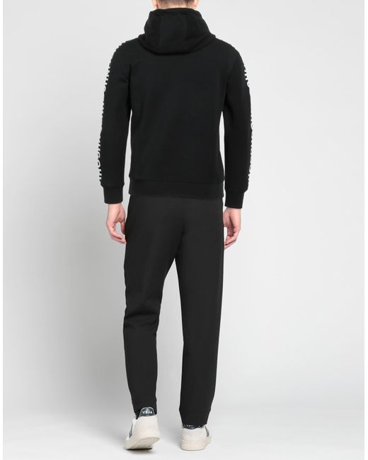 HUGO Black Sweatshirt Cotton, Polyester for men
