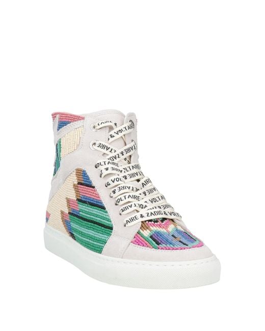Zadig & Voltaire Blue Sneakers Leather