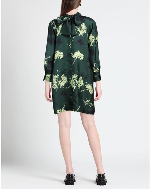 ROSSO35 Green Mini-Kleid