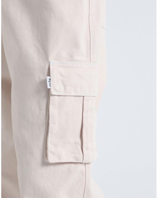 Arte' Natural Peter Detail Pocket Pants Cotton for men