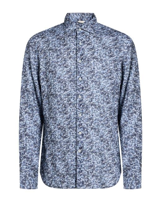 Stenstroms Blue Shirt Linen for men
