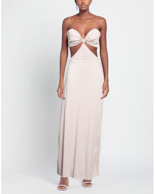 Eugenia Fernandez Natural Maxi-Kleid