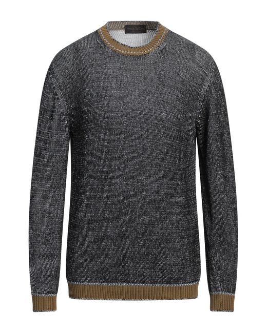 Fabrizio Del Carlo Gray Sweater for men