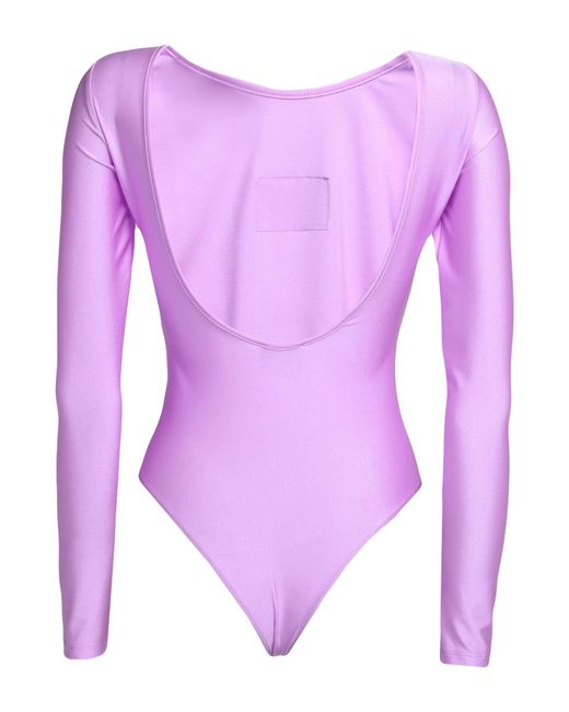 Versace Jeans Couture Purple Bodysuit