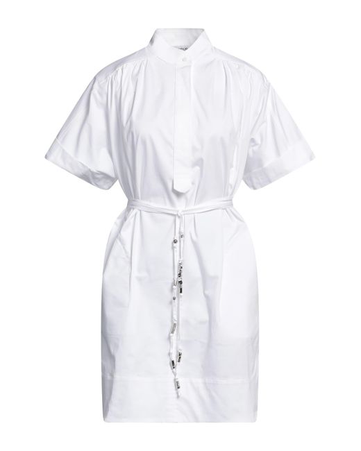 Dondup White Mini-Kleid