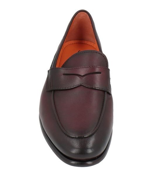 Santoni Brown Loafer for men