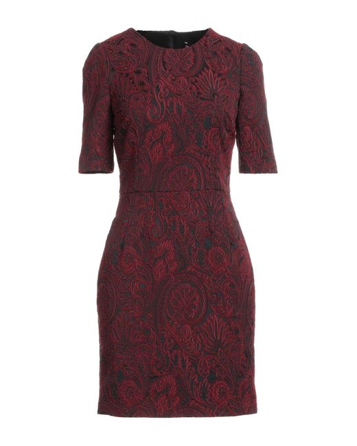 Dolce & Gabbana Purple Short Dress