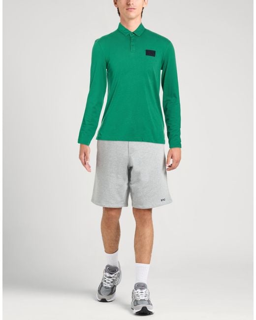 ARMANI EXCHANGE Green Polo Shirts for men