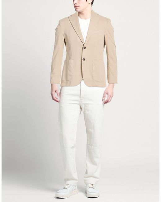 BRERAS Milano Natural Blazer Cotton, Elastane for men