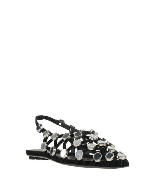 The Attico White Ballet Flats