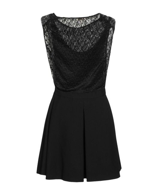 Maje Synthetic Short Dress in Black - Lyst