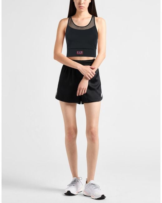 EA7 Black Top Polyester, Elastane
